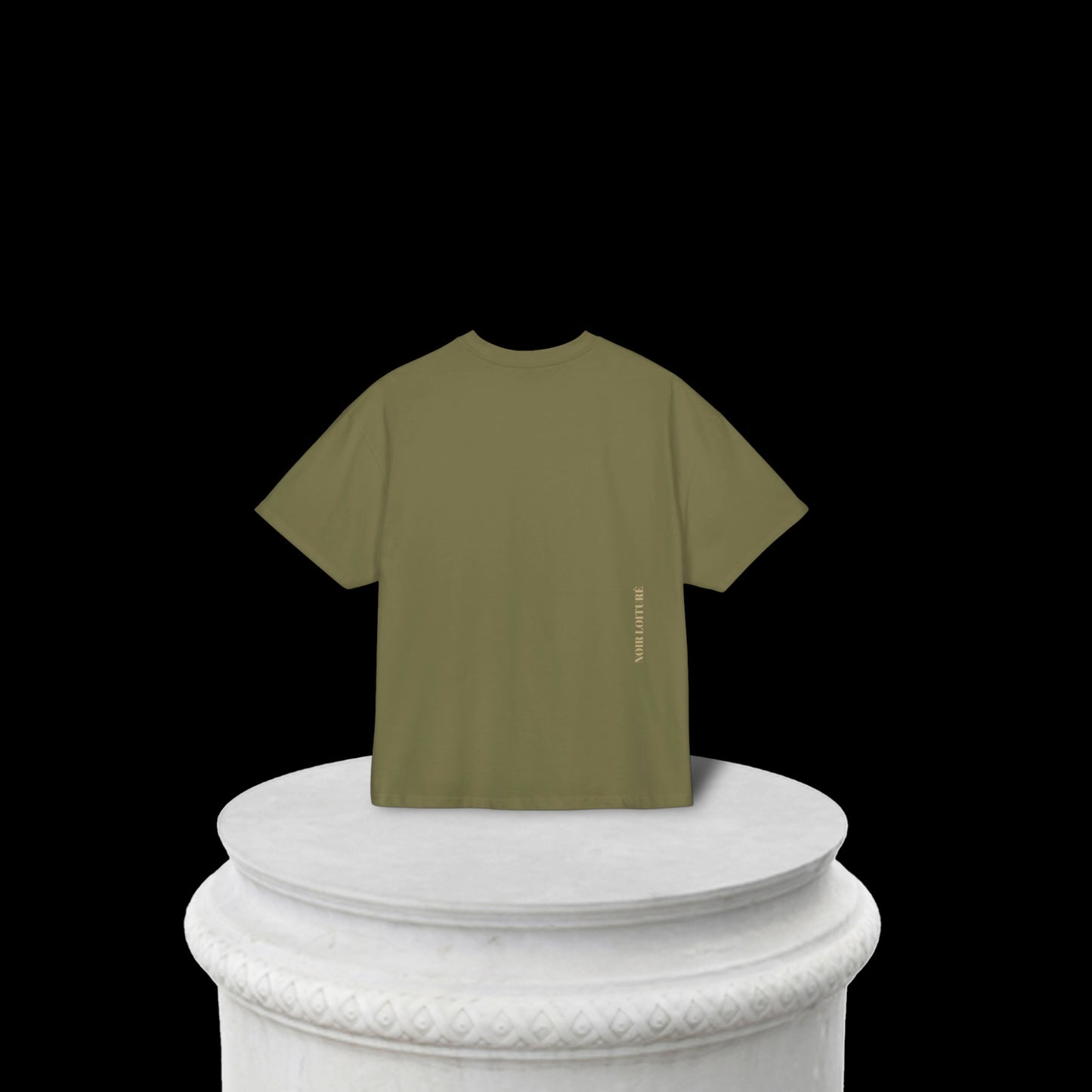 AFOMY T-Shirt in Olive - 100% Baumwolle Oversize Fit Streetwear
