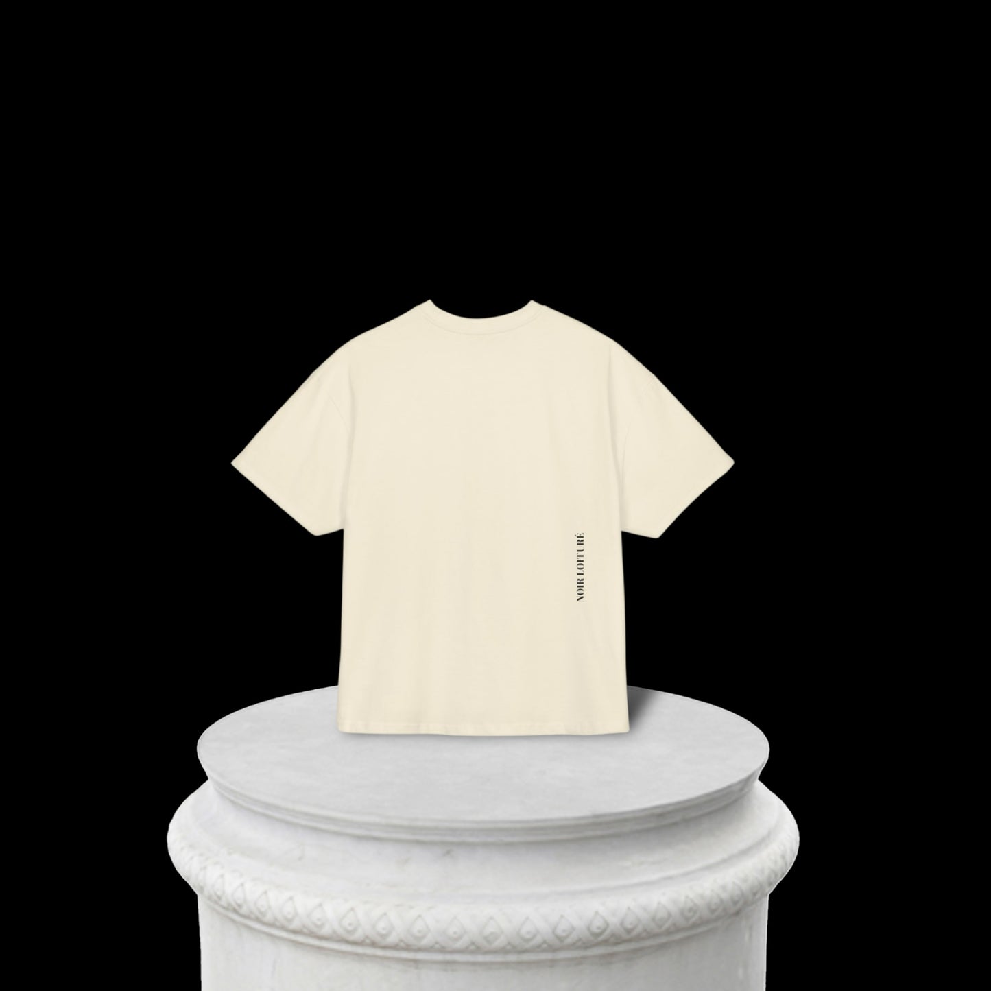 AFOMY T-Shirt in Sand - 100% Baumwolle Oversize Fit Streetwear