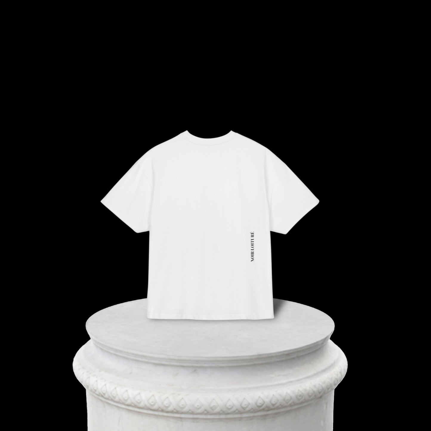 AFOMY T-Shirt in Weiß - 100% Baumwolle Oversize Fit Streetwear