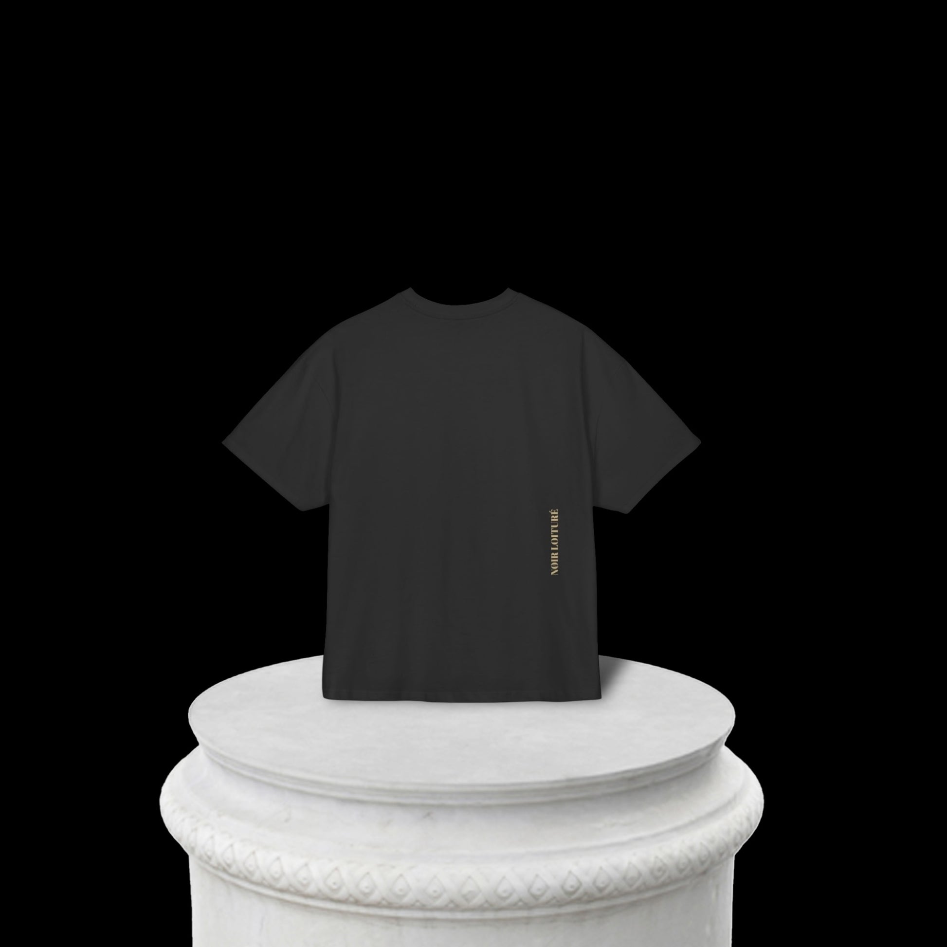 AFOMY T-Shirt in Schwarz - 100% Baumwolle Oversize Fit Streetwear