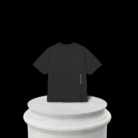 AFOMY T-Shirt in Schwarz - 100% Baumwolle Oversize Fit Streetwear